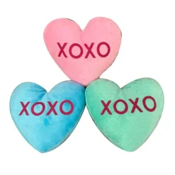 Pillows^Liberty Floral Plush Xoxo Heart Small