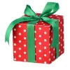 Table Decor^Regency Polka Dot Gift Box Ornament, 5"