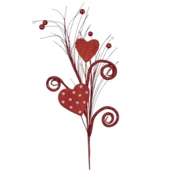 Sprays^Liberty Floral Polka Dot Heart Spray