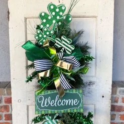 St. Patrick's Day^Liberty Floral Polkadot Clover Spray