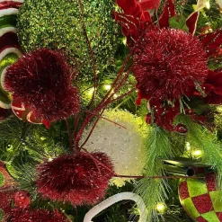 St. Patrick's Day^Liberty Floral Pom Pom Ball Spray
