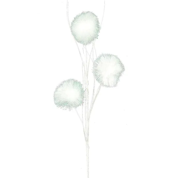 Floral^Liberty Floral Pom Pom Ball Spray