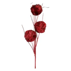Floral^Liberty Floral Pom Pom Ball Spray