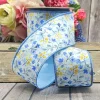 Spring Ribbon^D. Stevens Poplin Cosmos Ribbon, 3" X 10Yd