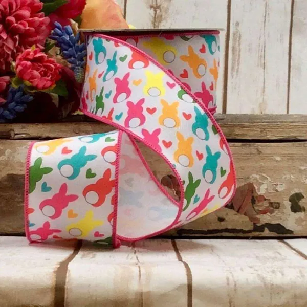 Ribbon^D. Stevens Poplin Easter Bunny Ribbon, 2.5" X 10Yd