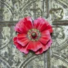 Table Decor^The Round Top Collection Poppy Flower Magnet