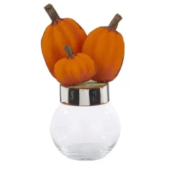 Decorative Containers^The Round Top Collection Pumpkin Bubble Jar