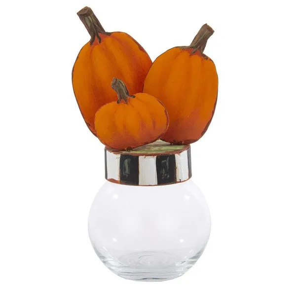 Decorative Containers^The Round Top Collection Pumpkin Bubble Jar