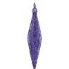 Mardi Gras^Regency Purple Glamour Stripe Finial Ornament