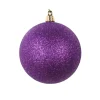 Ball Ornaments^Farrisilk Purple Glitter Ball Ornament, 8"