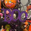Focal Points^Craig Bachman Purple Glitter Boo Sign