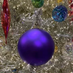 Ball Ornaments^Farrisilk Purple Matte Ball Ornament, 6"