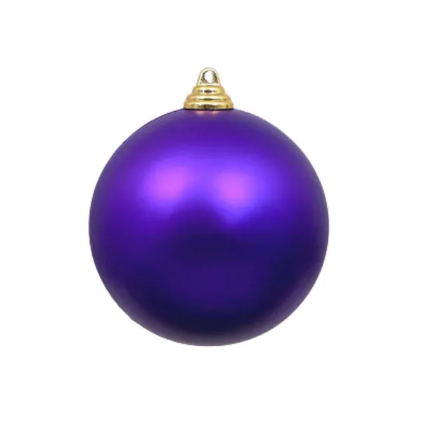Ball Ornaments^Farrisilk Purple Matte Ball Ornament, 8"