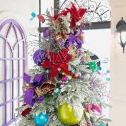 Ball Ornaments^Farrisilk Purple Shiny Ball Ornament, 4