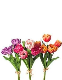 Stems^CRI Purple Tulip Bundle, 27"