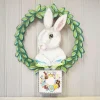 Hanging Decor^The Round Top Collection Rabbit Wreath Gallery Art