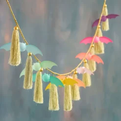 Party Diy^Glitterville Rainbow Bat Garland