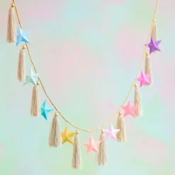Party Diy^Glitterville Rainbow Star Garland By
