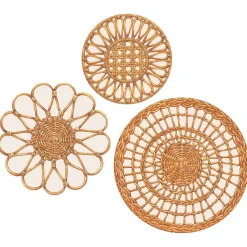 Spring^Hester & Cook Rattan Weave Serving Papers