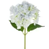 Floral^RAZ Real Touch Light Blue Hydrangea Stem, 19"