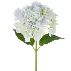Floral^RAZ Real Touch Light Blue Hydrangea Stem, 19"