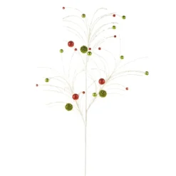 Sprays^RAZ Red And Green Glitter Ball Spray