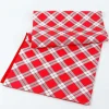 Kitchen & Dining^Deck The Halls Y'all Red And White Diagonal Pattern Table Runner