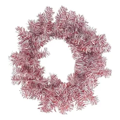 Door Decor^Liberty Floral Red And White Wreath