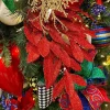 Floral^Direct Export Co. Red Bay Leaf Glitter Spray