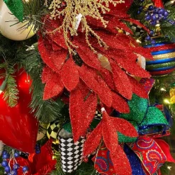 Floral^Direct Export Co. Red Bay Leaf Glitter Spray