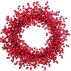 Door Decor^Regency Red Berry Deluxe Wreath