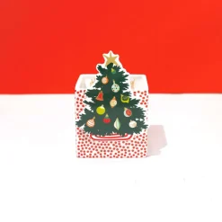 Decorative Containers^Happy Everything Red Dot Small Nesting Cube By !