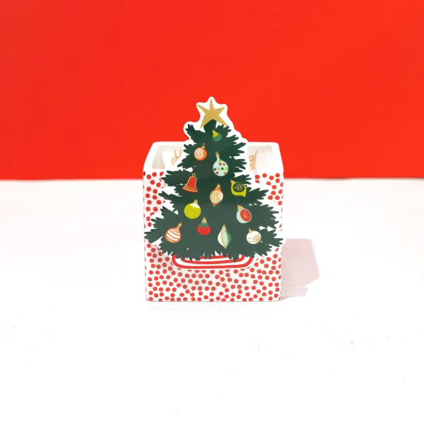 Decorative Containers^Happy Everything Red Dot Small Nesting Cube By !