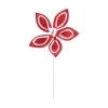 Stems^Direct Export Co. Red Felt Poinsettia Stem