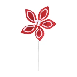 Stems^Direct Export Co. Red Felt Poinsettia Stem