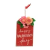 Door Decor^Direct Export Co. Red Floral Valentine's Day Ornament