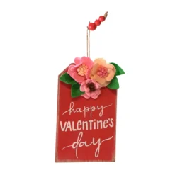 Door Decor^Direct Export Co. Red Floral Valentine's Day Ornament