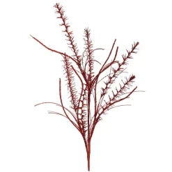 Sprays^Regency Red Glitter Mica Mini Leaf Spray
