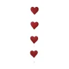 Table Decor^Burton & Burton Red Hanging Heart Novelty Garland