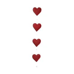 Party Diy^Burton & Burton Red Hanging Heart Novelty Garland