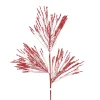 Floral^Direct Export Co. Red Iced Long Needle Spray