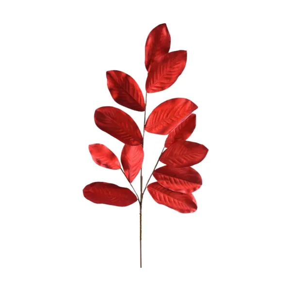 Floral^Direct Export Co. Red Magnolia Leaf Stem