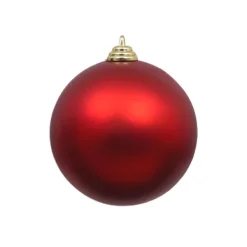 Ball Ornaments^Farrisilk Red Matte Ball Ornament, 6"
