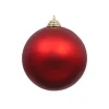 Ball Ornaments^Farrisilk Red Matte Ball Ornament, 8"