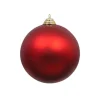Ball Ornaments^Farrisilk Red Matte Ball Ornament, 12"