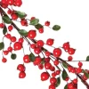 Table Decor^Regency Red Mixed Berry Leaf Garland, 48"