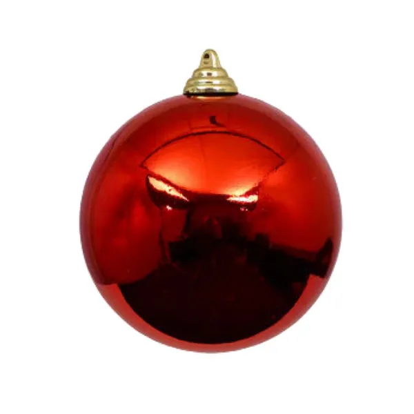 Ball Ornaments^Farrisilk Red Shiny Ball Ornament, 6"