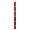 Hanging Decor^RAZ Red Sleigh Bell Door Hanger, 32"