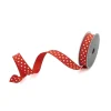 Ribbon^Farrisilk Red Spirited Stars Ribbon, 1" X 10Yd