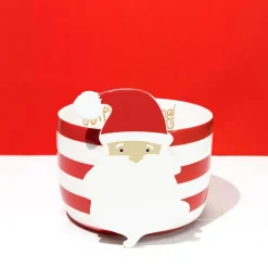 Kitchen & Dining^Happy Everything Red Stripe Big Bowl By !
